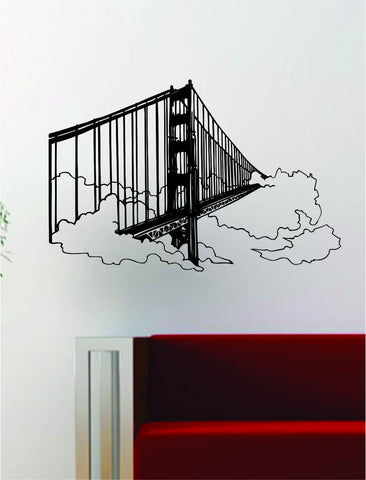 Golden Gate Bridge Decal Wall Vinyl Art Decor Room Design San Francisco California