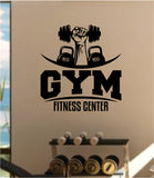 Gym Fitness Center Quote Health Work Out Decal Sticker Wall Vinyl Art Wall Room Decor Weights Motivation Inspirational Strong Beast