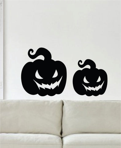 Halloween Pumpkins Wall Decal Sticker Vinyl Living Room Bedroom Decor Art Teen Skull Holiday Scary