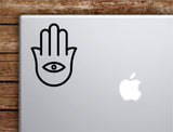 Hamsa Hand Eye Laptop Wall Decal Sticker Vinyl Art Quote Macbook Apple Decor Car Window Truck Teen Inspirational Girls Yoga Namaste