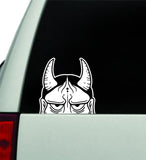Hannya Mask Peeker Wall Decal Car Truck Window Windshield JDM Sticker Vinyl Lettering Quote Drift Boy Girl Funny Sadboyz Racing Men Club Oni Mask Japanese Broken Heart
