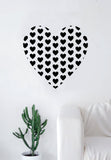 Heart full of Hearts Wall Decal Sticker Room Art Vinyl Beautiful Decor Home Decoration Bedroom Marriage Love