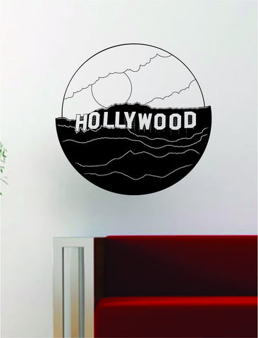 Hollywood Sign Decal Wall Vinyl Art Decor Room Design Los Angeles LA City California