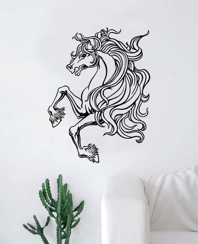 Horse V7 Design Animal Wall Decal Home Decor Room Bedroom Sticker Vinyl Art Horseback Riding Kids Teen Baby