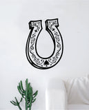 Horseshoe V4 Horse Design Animal Decal Sticker Wall Vinyl Decor Art Bedroom Room Luck Kids Teen