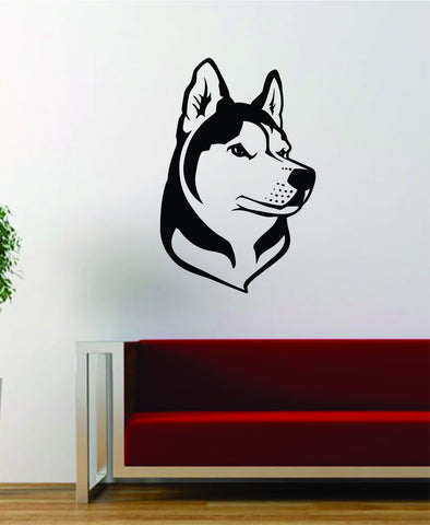 Husky Dog Decal Sticker Wall Vinyl Art Home Room Decor Decoration Animal Pet Teen