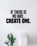 Create One Gym Fitness Quote Design Decal Sticker Wall Vinyl Art Decor Home Inspirational Office Dreams