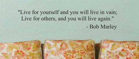 Bob Marley Live For Yourself Decal Quote Sticker Wall Vinyl Art Decor - boop decals - vinyl decal - vinyl sticker - decals - stickers - wall decal - vinyl stickers - vinyl decals