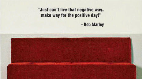 Bob Marley Positive Day Decal Quote Sticker Wall Vinyl Art Decor - boop decals - vinyl decal - vinyl sticker - decals - stickers - wall decal - vinyl stickers - vinyl decals