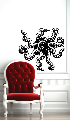 Octopus Coming out of Wall Design Animal Decal Sticker Wall Vinyl Decor Art - boop decals - vinyl decal - vinyl sticker - decals - stickers - wall decal - vinyl stickers - vinyl decals