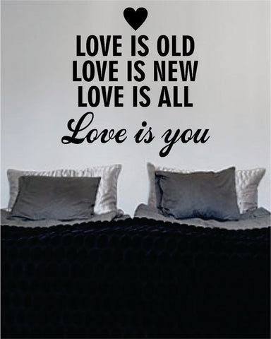 Love is You The Beatles Quote Design Sports Decal Sticker Wall Vinyl
