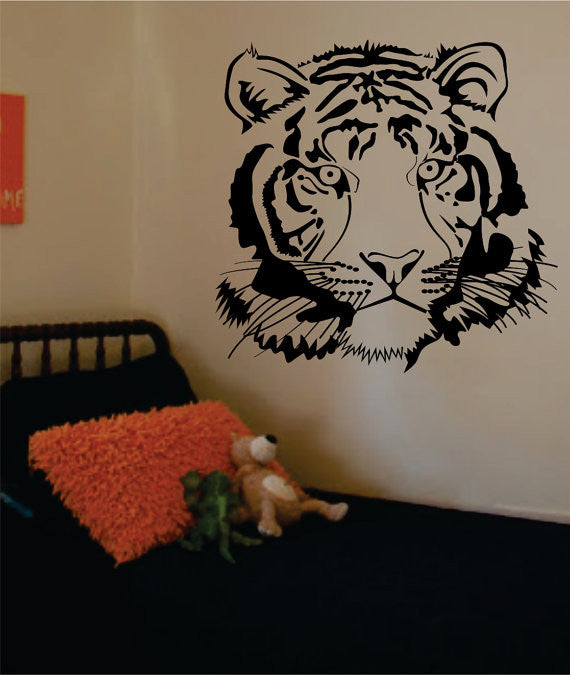 Tiger Face Version 2 Design Animal Decal Sticker Wall Vinyl Decor Art ...