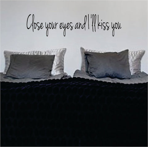Close Your Eyes Version 2 The Beatles Quote Design Sports Decal Sticker Wall Vinyl - boop decals - vinyl decal - vinyl sticker - decals - stickers - wall decal - vinyl stickers - vinyl decals