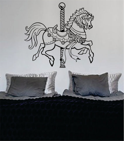 Merry Go Round Horse Design Animal Decal Sticker Wall Vinyl Decor Art - boop decals - vinyl decal - vinyl sticker - decals - stickers - wall decal - vinyl stickers - vinyl decals