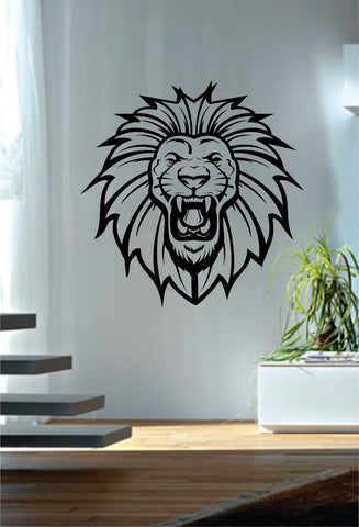 Lion Roar Version 2 Design Animal Decal Sticker Wall Vinyl Decor Art