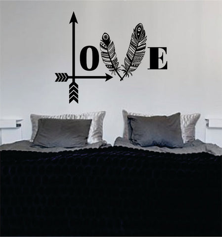 Love Arrows Tribal Feathers Decal Sticker Wall Vinyl Decor Art - boop decals - vinyl decal - vinyl sticker - decals - stickers - wall decal - vinyl stickers - vinyl decals