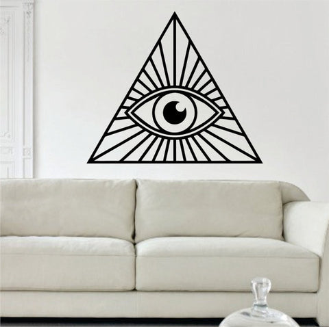 All Seeing Eye Illuminati Design Decal Sticker Wall Vinyl Decor Art - boop decals - vinyl decal - vinyl sticker - decals - stickers - wall decal - vinyl stickers - vinyl decals
