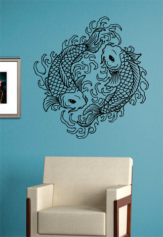 Koi Fish Version 5 Design Animal Decal Sticker Wall Vinyl Decor Art - boop decals - vinyl decal - vinyl sticker - decals - stickers - wall decal - vinyl stickers - vinyl decals