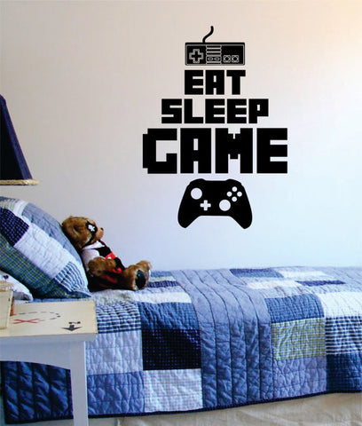 Eat Sleep Game Version 5 Gamer Decal Sticker Wall Vinyl Art Decor - boop decals - vinyl decal - vinyl sticker - decals - stickers - wall decal - vinyl stickers - vinyl decals