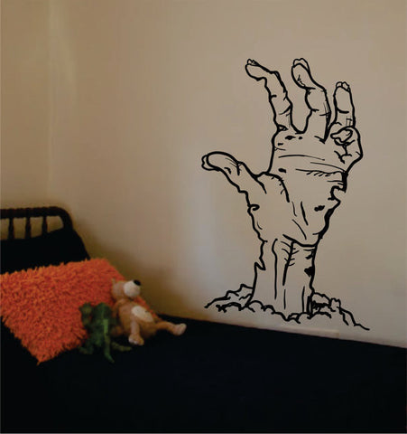 Zombie Hand Coming Out of the Ground Design Decal Sticker Wall Vinyl Art Home Room Decor - boop decals - vinyl decal - vinyl sticker - decals - stickers - wall decal - vinyl stickers - vinyl decals