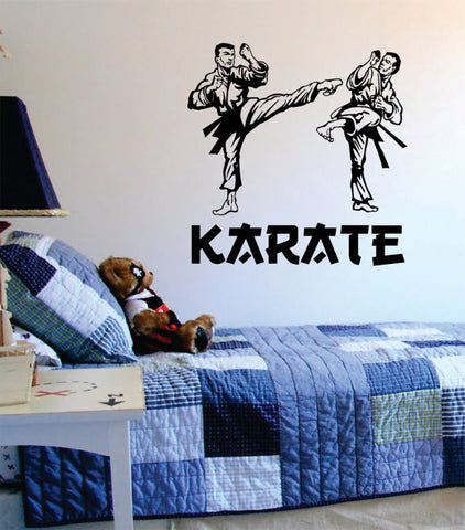 Karate Fighters Design Sports Decal Sticker Wall Vinyl Art Decor Home - boop decals - vinyl decal - vinyl sticker - decals - stickers - wall decal - vinyl stickers - vinyl decals