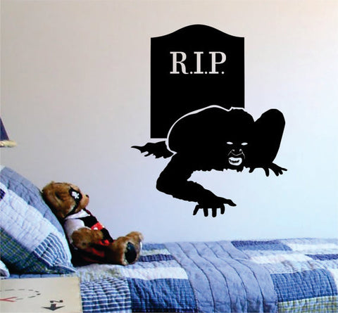 Zombie Crawing out of Grave Design Decal Sticker Wall Vinyl Art Home Room Decor - boop decals - vinyl decal - vinyl sticker - decals - stickers - wall decal - vinyl stickers - vinyl decals