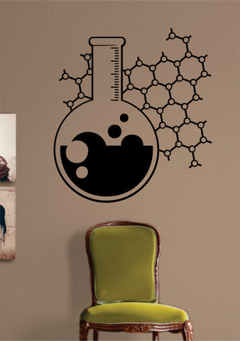 Chemistry Beaker Science Design Decal Sticker Wall Vinyl Art Home Room Decor - boop decals - vinyl decal - vinyl sticker - decals - stickers - wall decal - vinyl stickers - vinyl decals