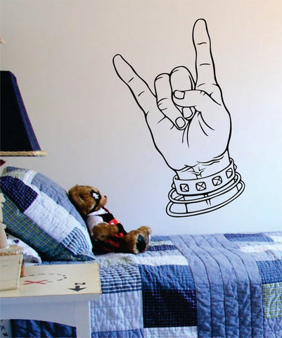 Rock On Music Art Decal Sticker Wall Vinyl - boop decals - vinyl decal - vinyl sticker - decals - stickers - wall decal - vinyl stickers - vinyl decals