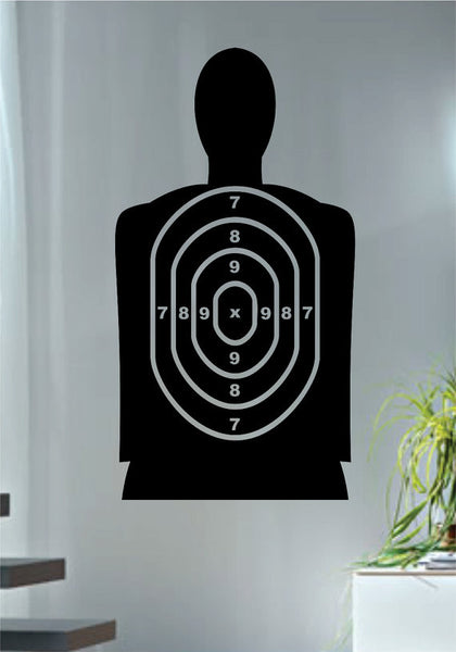 Range Target Decal Target Shooting Range Version 1 Guns Decal Sticker Wall Vinyl Decor Ar ...