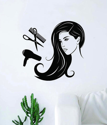 Beauty Salon v4 Decal Sticker Wall Vinyl Decor Art Eyebrows Make Up MUA lashes Girls