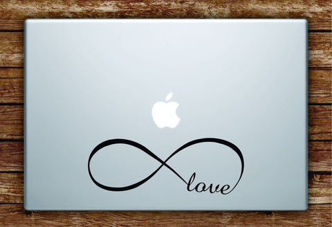 Infinite Love Laptop Decal Sticker Vinyl Art Quote Macbook Apple Decor Infinity Sign Tattoo