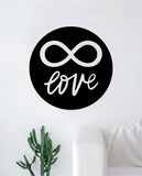 Infinity Love V3 Wall Decal Sticker Bedroom Room Art Vinyl Home Decor Teen Kids Infinite Love Nursery Tattoo