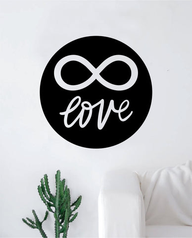 Infinity Love V3 Wall Decal Sticker Bedroom Room Art Vinyl Home Decor Teen Kids Infinite Love Nursery Tattoo