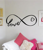 Infinity Love V4 Wall Decal Sticker Bedroom Room Art Vinyl Home Decor Teen Kids Infinite Nursery Tattoo