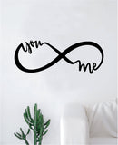 Infinity You And Me Wall Decal Sticker Bedroom Room Art Vinyl Home Decor Teen Kids Infinite Love Nursery Tattoo