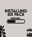 Installing Six Pack Decal Sticker Wall Vinyl Art Wall Bedroom Room Home Decor Inspirational Motivational Teen Sports Gym Fitness Health Beast