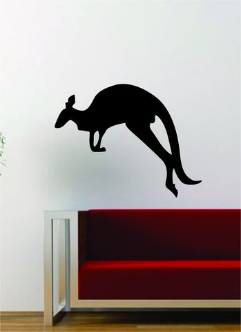 Kangaroo Silhouette Decal Wall Vinyl Art Decor Room Animal Beautiful