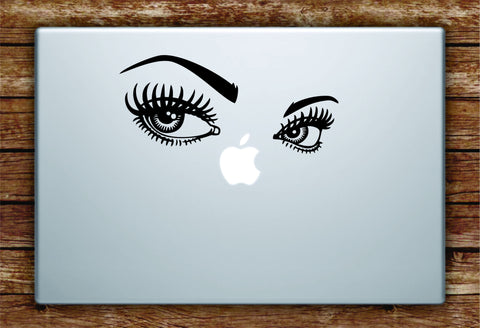 Girl Eyes V2 Laptop Decal Sticker Vinyl Art Quote Macbook Apple Decor Make Up Beautiful