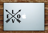 Love Arrows Laptop Decal Sticker Vinyl Art Quote Macbook Apple Decor Quote Cute