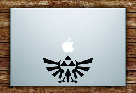 Triforce Zelda Logo Laptop Decal Sticker Vinyl Art Quote Macbook Apple Decor Game Gamer