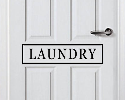 Laundry Quote Wall Decal Sticker Bedroom Room Art Vinyl Inspirational Door Sign Teen Home Mom Clean Wash Dry Fresh Clothes