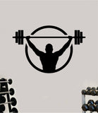 Lift Logo Wall Decal Sticker Vinyl Art Wall Bedroom Home Decor Inspirational Motivational Teen Sports Gym Fitness Health Girls Train Beast