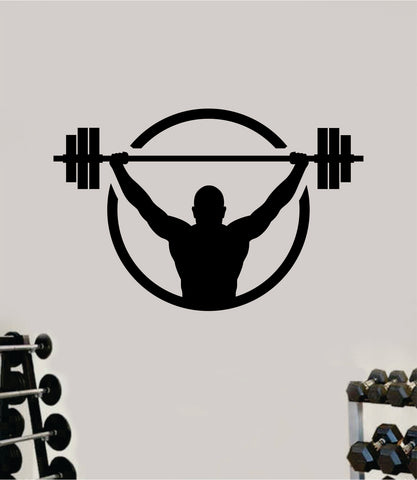 Lift Logo Wall Decal Sticker Vinyl Art Wall Bedroom Home Decor Inspirational Motivational Teen Sports Gym Fitness Health Girls Train Beast