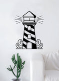 Light House Traditional Tattoo Decal Sticker Wall Vinyl Art Home Decor Ocean Beach Nautical Beautiful Waves