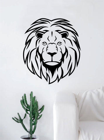 Lion Face V17 Decal Sticker Wall Vinyl Art Home Decor Teen Animal Beautiful King of the Jungle
