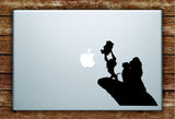 Lion King Rafiki Simba Silhouette Laptop Decal Sticker Vinyl Art Quote Macbook Apple Decor Cute Cartoon