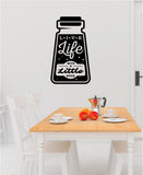 Live Life With A Little Spice Wall Decal Sticker Bedroom Room Art Vinyl Home Decor Teen Food Kitchen Family Funny Love Eat