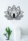Lotus Flower V5 Design Decal Sticker Wall Vinyl Decor Art Namste Om Yoga Mandala Buddha