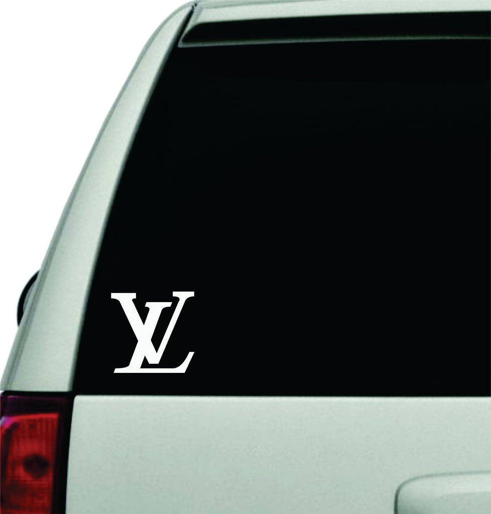 Louis Vuitton Pattern V3 Wall Decal Car Truck Window Windshield JDM Sticker  Vinyl Lettering Racing Quote Music Lyrics Boy Girls Luxury Brand Bags LV