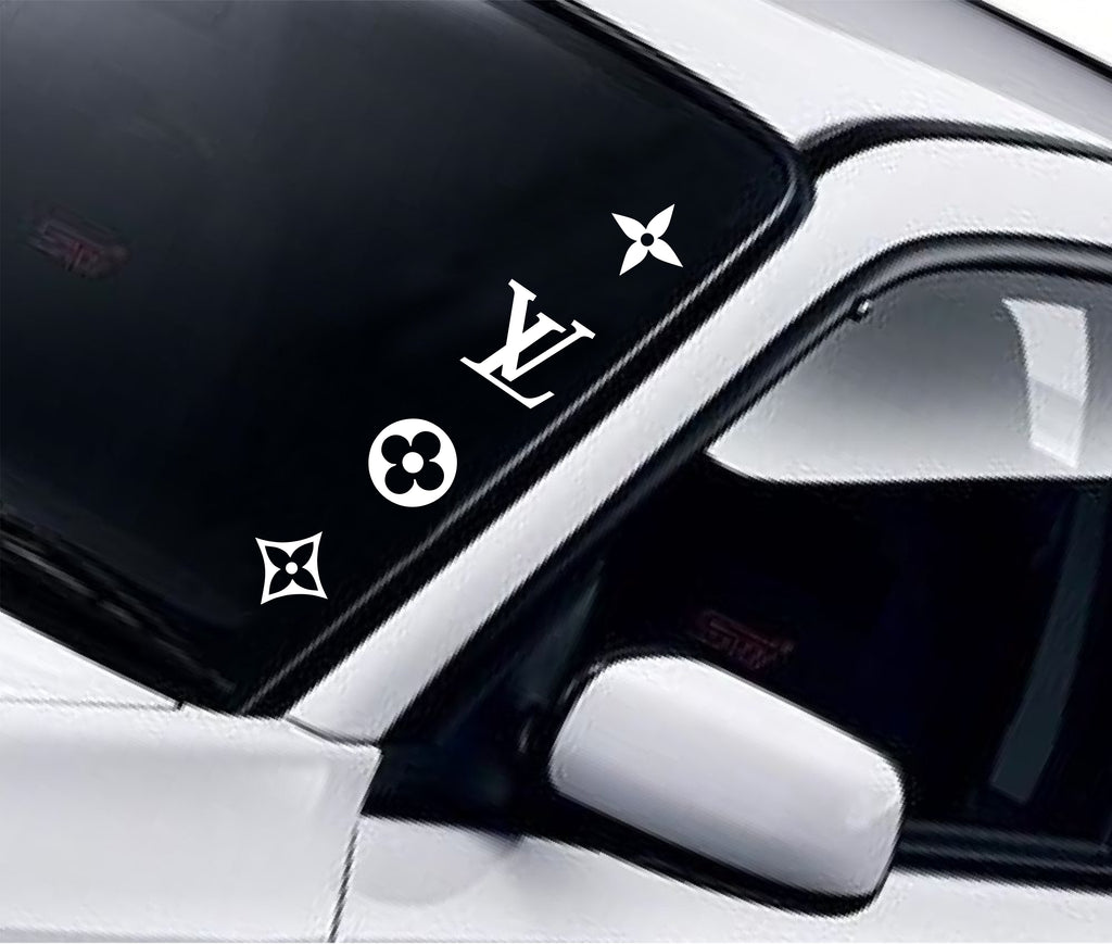 Louis Vuitton Logo Pattern JDM Car Decal Truck Window Windshield
